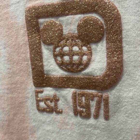 Disney Walt Disney World tie dye spirit jersey with rose gold lettering - Picture 5 of 8